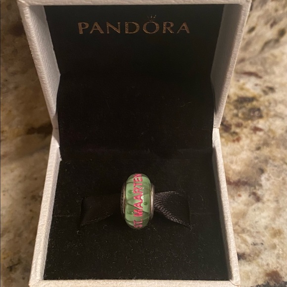 Pandora St. Maarten Exclusive Murano Charm - Picture 7 of 9